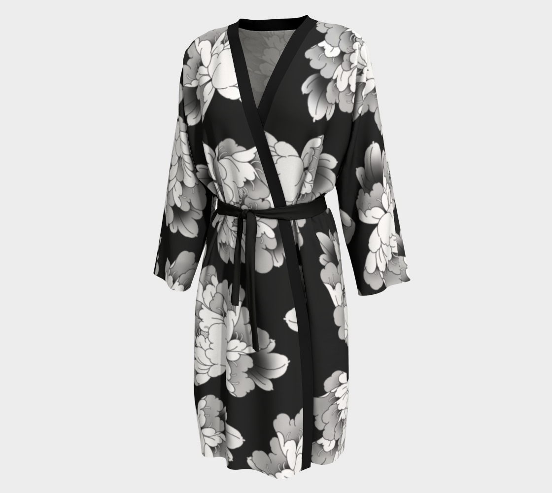 Kimono | pivoine gris