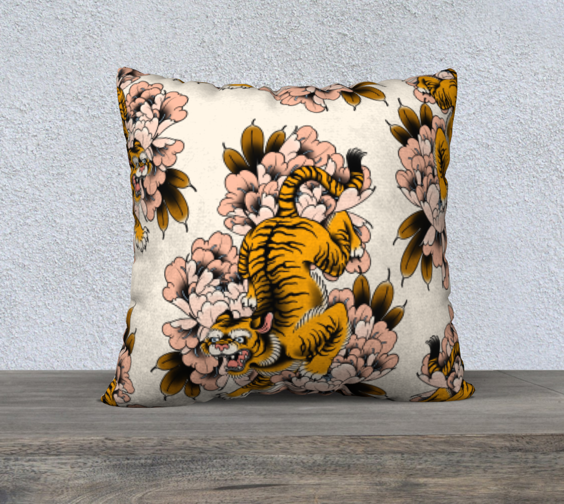 Housse de coussin | tigre